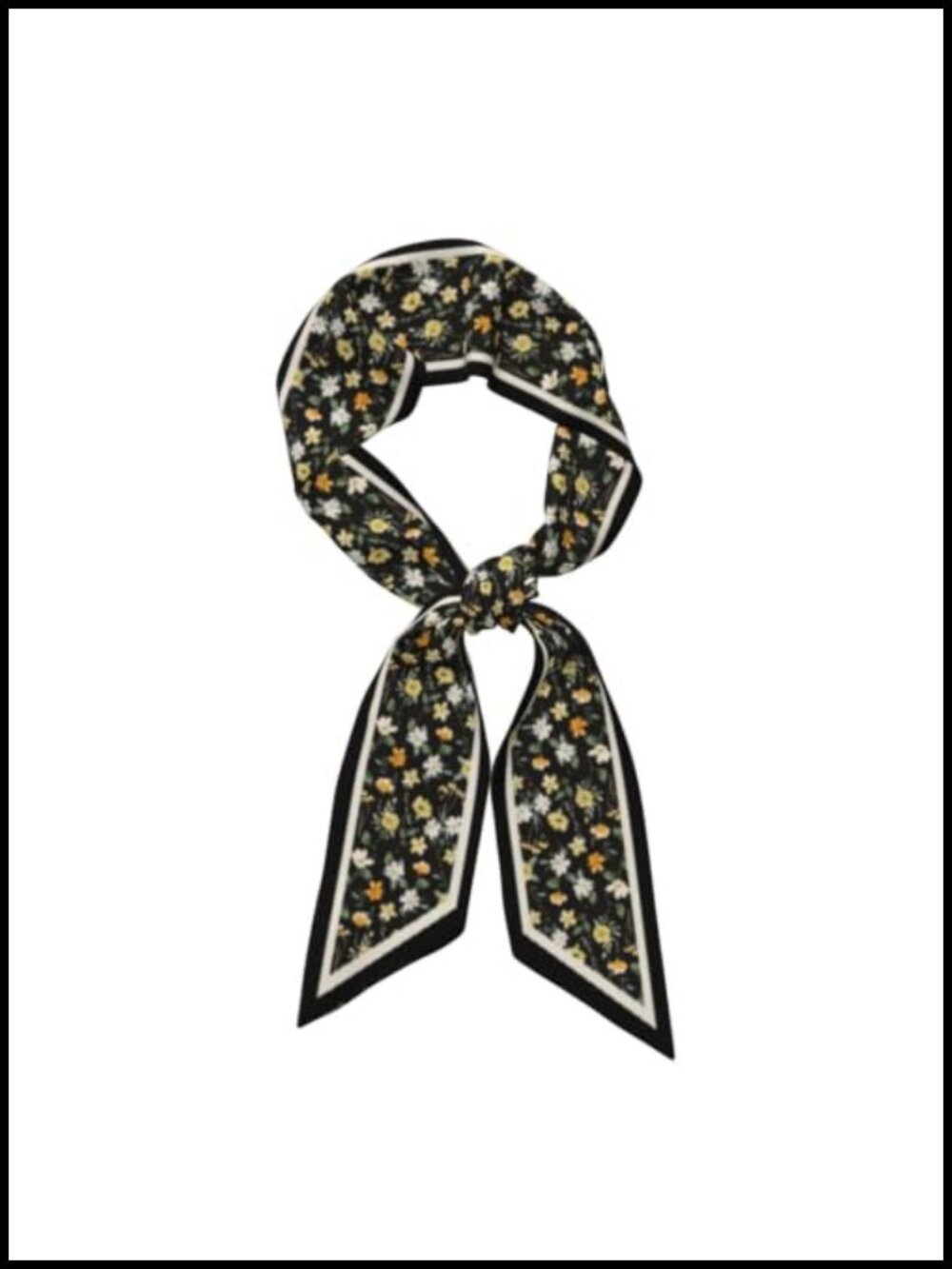 Silk Scarf Hair Neck Satin Scarves for Women Lightweight Floral